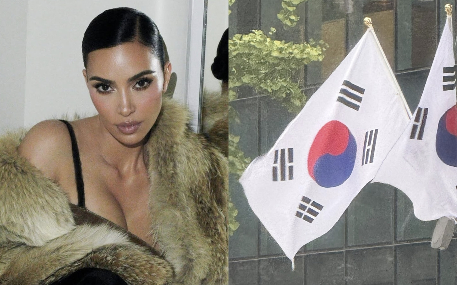 킴 카다시안, 광복절에 태극기 사진 공개