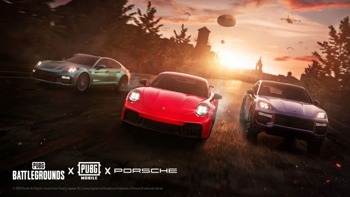 배틀그라운드, 포르쉐와 손잡았다